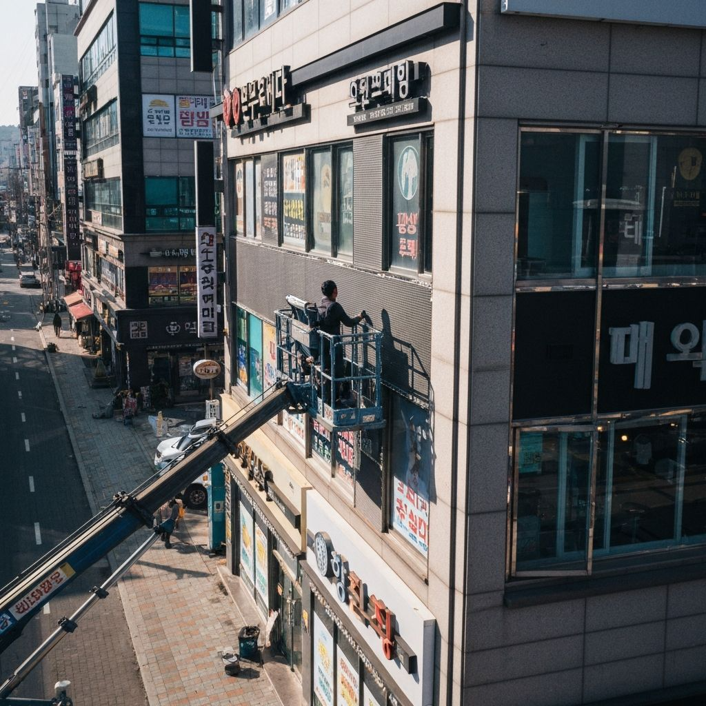 성남시 신축 빌라 외벽청소