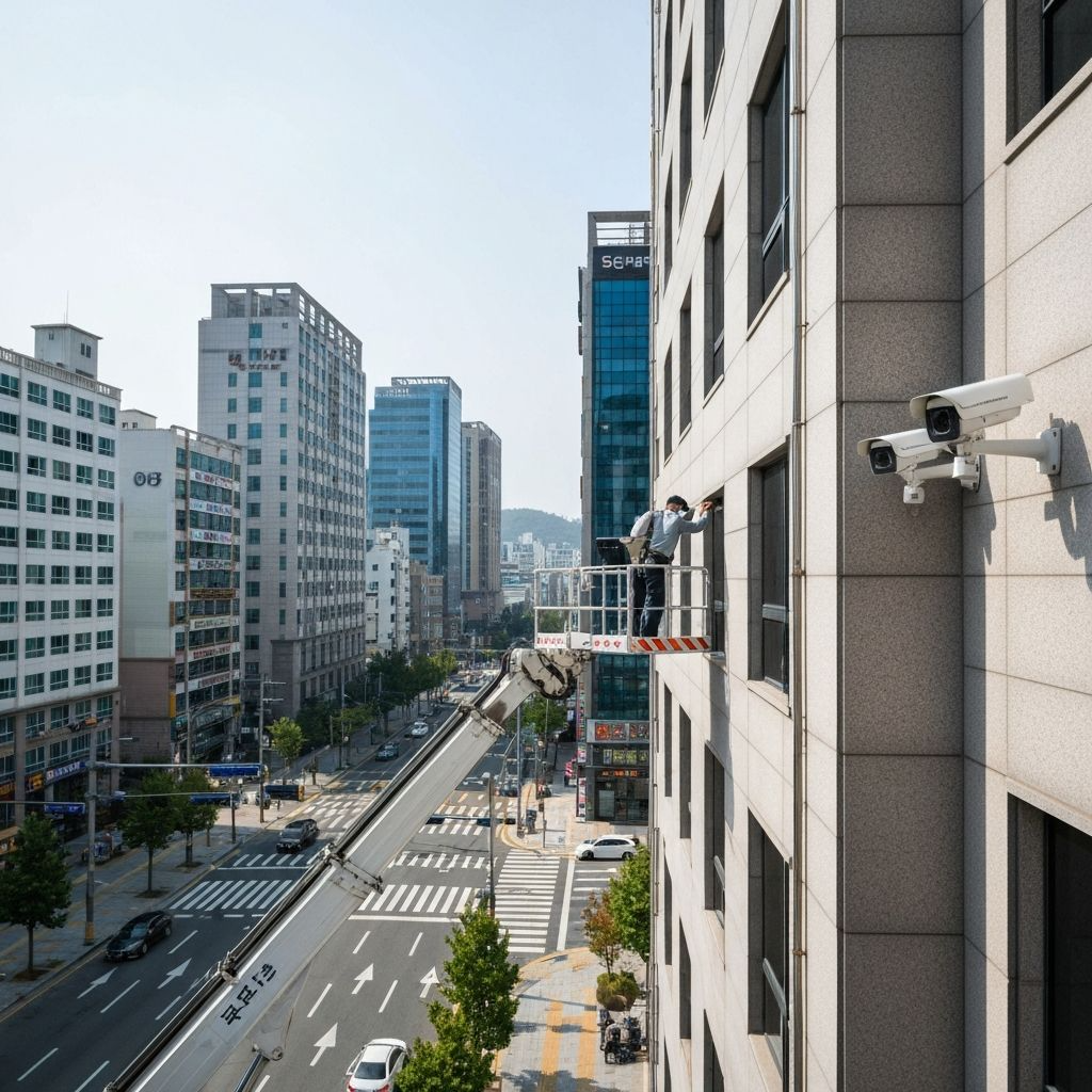 인천시 CCTV 설치 작업